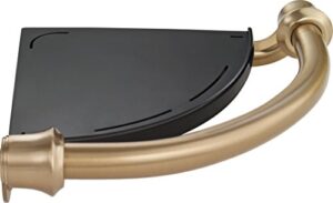 delta faucet 41316-cz traditional corner shelf/assist bar, champagne bronze