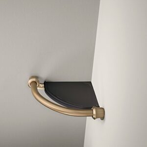 Delta Faucet 41316-CZ Traditional Corner Shelf/Assist Bar, Champagne Bronze