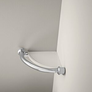 Delta Faucet 41516 Wall Mounted Contemporary Corner Shelf / Assist Bar in Polished Chrome