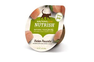 rachael ray nutrish natural wet cat food, chicken purrcata recipe, 2.8 ounce cup (pack of 24), grain free