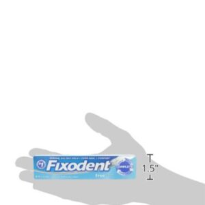 Fixodent Complete Free Denture Adhesive Cream 2.4 Oz