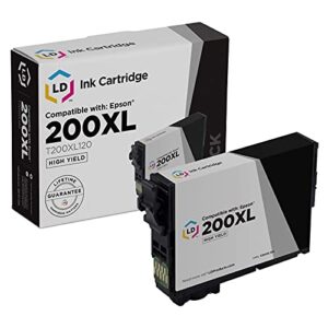 LD Products Remanufactured Ink Cartridge Replacement for Epson 200XL ( Black , 5-Pack )