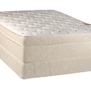 Comfort Bedding Firm Foam Encased Eurotop Pillowtop Innerspring Mattress, Good for The Back, Twin XL