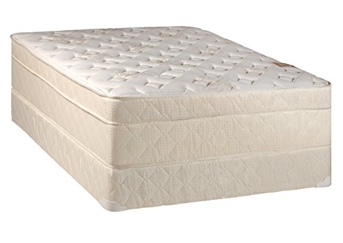 Comfort Bedding Firm Foam Encased Eurotop Pillowtop Innerspring Mattress, Good for The Back, Twin XL