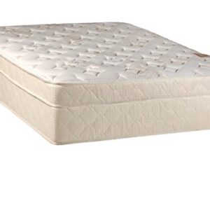 Comfort Bedding Firm Foam Encased Eurotop Pillowtop Innerspring Mattress, Good for The Back, Twin XL