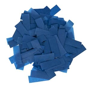 ultimate confetti - (1lb) dark blue tissue confetti - biodegradable - hanukkah, baby shower, holiday color
