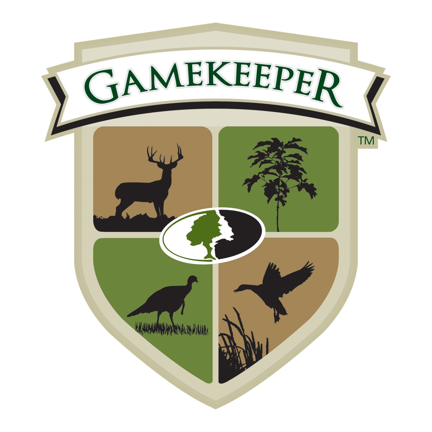 Mossy Oak Graphics (13028-L Large 'Gamekeepers Shield' Decal