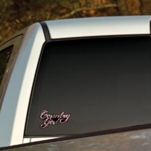 Mossy Oak Graphics Pink Country Girl Decal Bumper Sticker for Windows, Cars, Trucks, Laptops, 13078