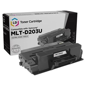 ld compatible toner cartridge replacement for samsung mlt-d203u ultra high yield (black)