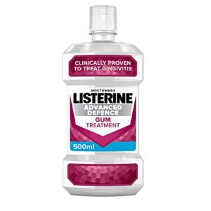 listerine advanced defence gum treatment for gingivitis 500ml