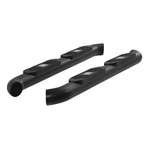 ARIES AL232009 Big Step 4-Inch Round Black Aluminum Nerf Bars, Select Toyota Tacoma