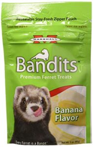 marshall bandits ferret treat banana 1.875lbs (10 x 3oz)