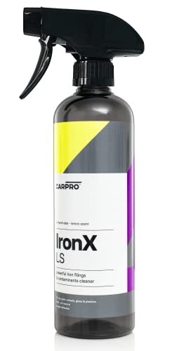 CARPRO IronX Iron Remover: Lemon Scent - Stops Rust Spots and Pre-Mature Failure of The Clear Coat, Iron Contaminant Removal - 500mL with Sprayer (17oz)