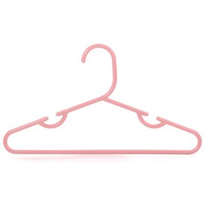 HANGERWORLD Kid's Hangers for Baby Nursery and Children's Closet Clothes Storage (20 Pack, Pink)