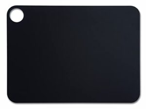 arcos cutting board 15x11 inch resin and cellulose fibre 377x277 mm. 963 gr. chopping board. series tablas. color black