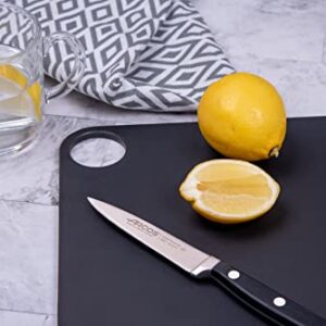 ARCOS Cutting Board 15x11 Inch Resin and Cellulose Fibre 377x277 mm. 963 gr. Chopping Board. Series Tablas. Color Black