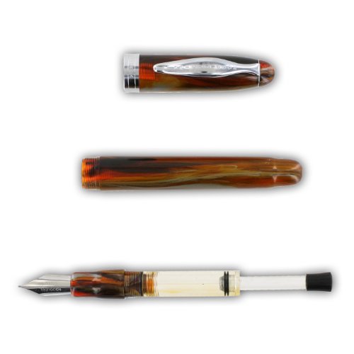 Noodler's Ink Ahab Piston Fountain Pen - Pima Tortoise