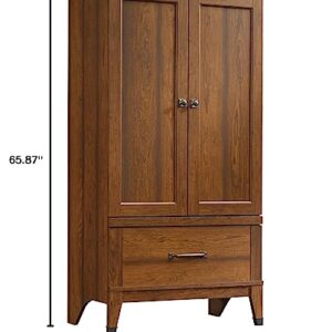 Sauder Carson Forge Armoire, Washington Cherry finish