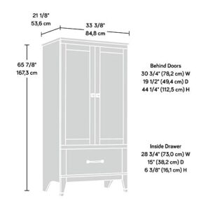 Sauder Carson Forge Armoire, Washington Cherry finish