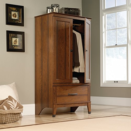 Sauder Carson Forge Armoire, Washington Cherry finish