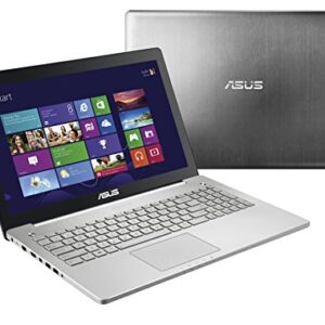 ASUS N550J 15.6-Inch Laptop (Intel Core i7-4700HQ 2.4GHz Processor, 1TB Hard Drive, 8GB RAM, Windows 8.1 64-bit) Silver Grey