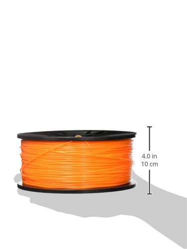 Monoprice ABS 3D Printer Filament - Bright Orange - 1kg Spool, 1.75mm Thick | For All ABS Compatible Printers