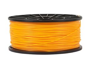 monoprice abs 3d printer filament - bright orange - 1kg spool, 1.75mm thick | for all abs compatible printers