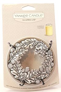 yankee candle vintage illuma lid - oak leaves & acorns