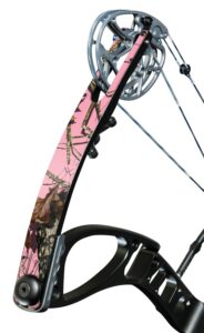mossy oak graphics (18007-bup) break-up pink 'compound bow/crossbow' limb skin