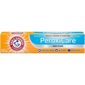 arm & hammer peroxicare deep clean toothpaste clean mint 6 oz (pack of 4)