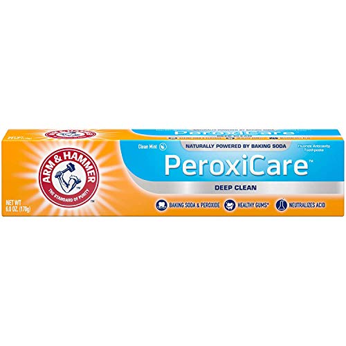 Arm & Hammer PeroxiCare Deep Clean Toothpaste Clean Mint 6 oz (Pack of 4)