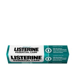 Listerine Essential Care Toothpaste Gel 4.20 Ounces (Pack of 5)