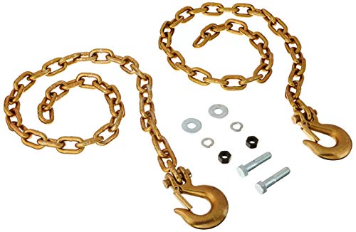 Fulton 49150 Safety Chain Kit , Silver , Black