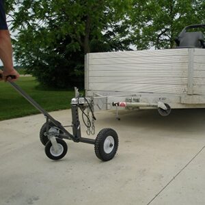 Tow Tuff TMD-800C Adjustable Trailer Dolly with Caster Wheels, Standard, Gray