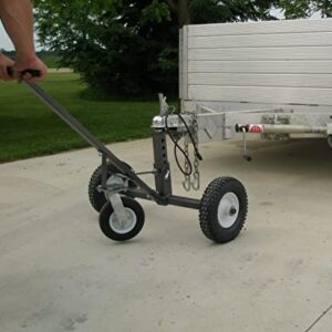 Tow Tuff TMD-800C Adjustable Trailer Dolly with Caster Wheels, Standard, Gray