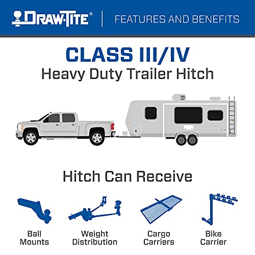 Draw-Tite Trailer Hitch Class III, 2 in. Receiver, Compatible with Select Hyundai Santa Fe