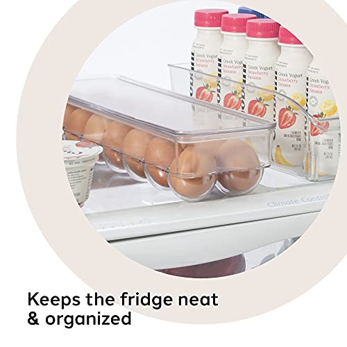 Oggi Clear Stackable Egg Tray for Fridge, Freezer and Pantry