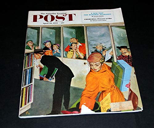 The Saturday Evening Post, April 19, 1952 - The Amazing Mr. Churchill / The Man Who Sets Off Atom Bombs / Sardi's