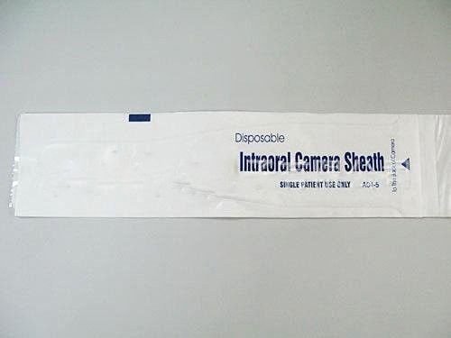 200 Pieces Intraoral Dental Camera Sleeve Sheath Cover for 5.0 Mega Pixels 6 LED