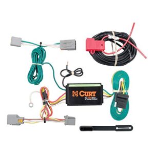 curt 56218 vehicle-side custom 4-pin trailer wiring harness, fits select ford transit connect