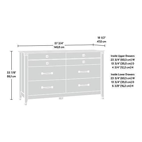 Sauder Carson Forge Dresser, Washington Cherry finish