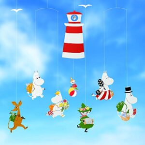 Moomin Version II Hanging Nursery Mobile - 23 Inches - High Quality - Handmade in Denmark by Flensted