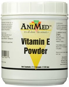 animed vitamin e powder supplement for horses, 2.5-pound