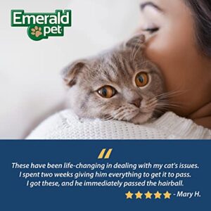 Emerald Pet Feline Health Chews UT Support — Natural Grain Free Urinary Tract Health Cat Chews — Cat Urinary Supplements with Cranberry, Chicory Root, and Dandelion Leaf Extract — Made in USA, 2.5 oz