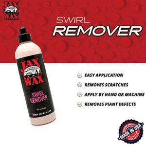 Jax Wax Scratch and Swirl Remover - Car Scratch Remover - Detailing Polish -Repairs Paint Scratches, and Water Spots - 16 Oz