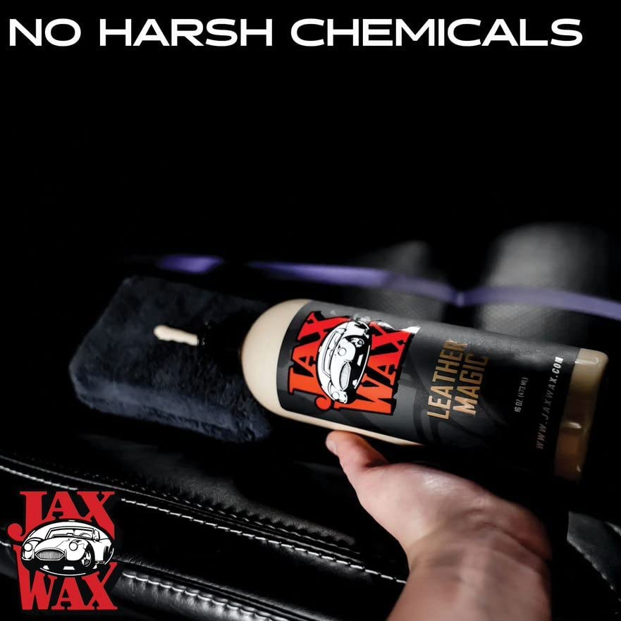 Jax Wax Leather Magic Professional One Step Cleaner and Conditioner - 16 Ounce