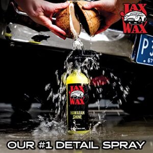 Jax Wax Hawaiian Shine Carnauba Car Wax, Quick Detail Spray for a Deep Gloss Finish on Car, Boat, Truck, Motorcycle and More - 32 Ounce