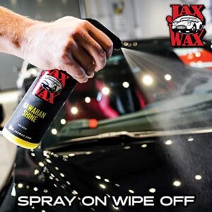 Jax Wax Hawaiian Shine Carnauba Car Wax, Quick Detail Spray for a Deep Gloss Finish on Car, Boat, Truck, Motorcycle and More - 32 Ounce