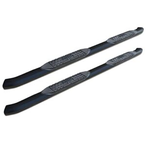 raptor series nerf bars side steps 4in oval black curved for 05-23 tacoma extended cab/access cab