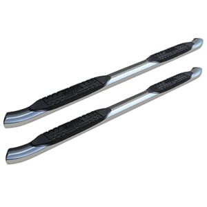 raptor series nerf bars side steps 4in oval stainless steel curved for 07-21 tundra crewmax